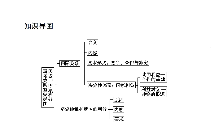 第四单元 当代国际社会 第九课 走进国际社会 2 坚持国家利益至上