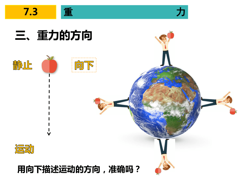 73重力20202021学年人教版八年级物理下册课件18张ppt