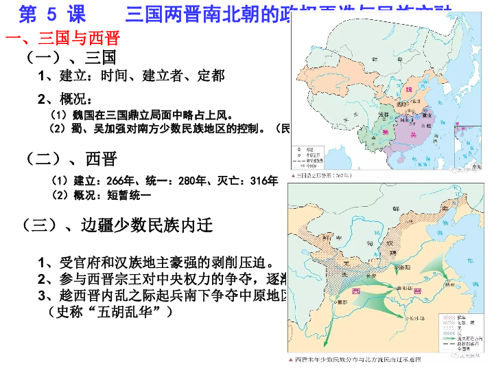 第5课三国两晋南北朝的政权更迭与民族交融课件13张ppt