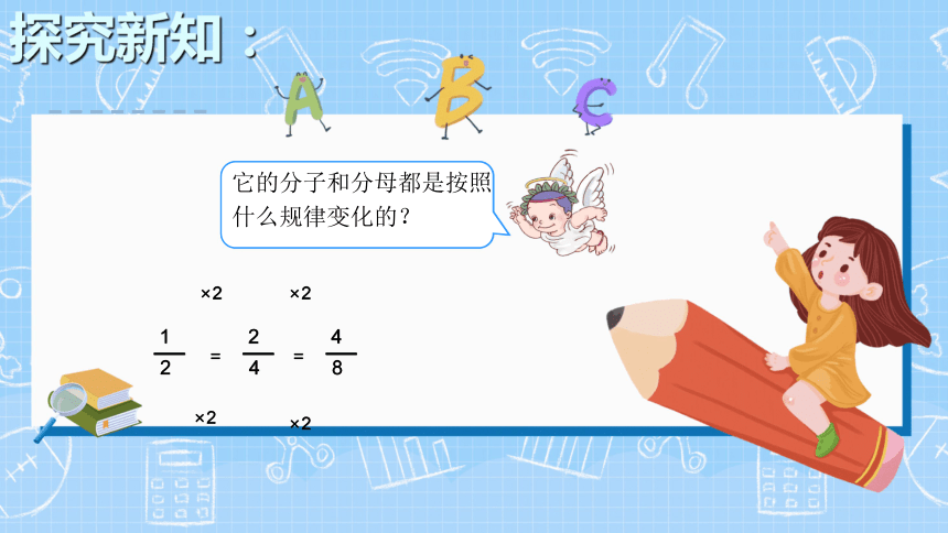 人教版五年级下学期数学43分数的基本性质课件共18张ppt