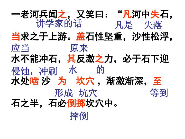 河中石兽纪 昀 纪昀,字晓岚,清代著 名学者,生性诙谐风趣,任