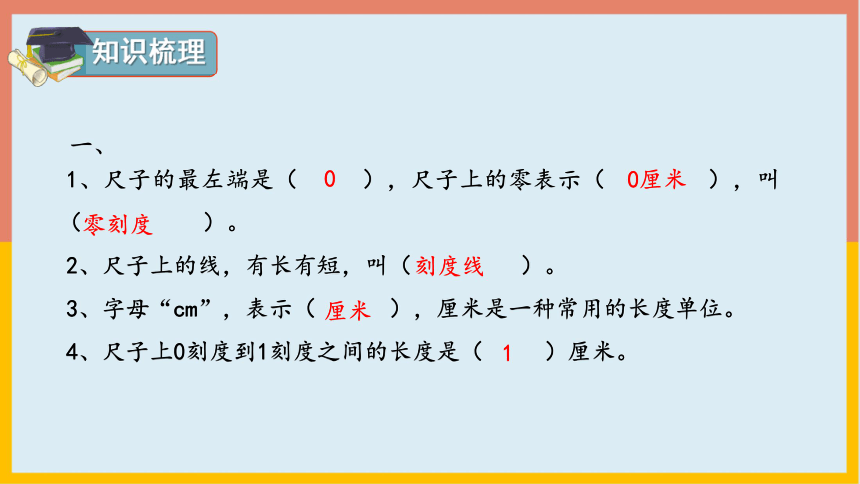 第1单元长度单位整理和复习课件二年级数学上册共17张ppt人教版