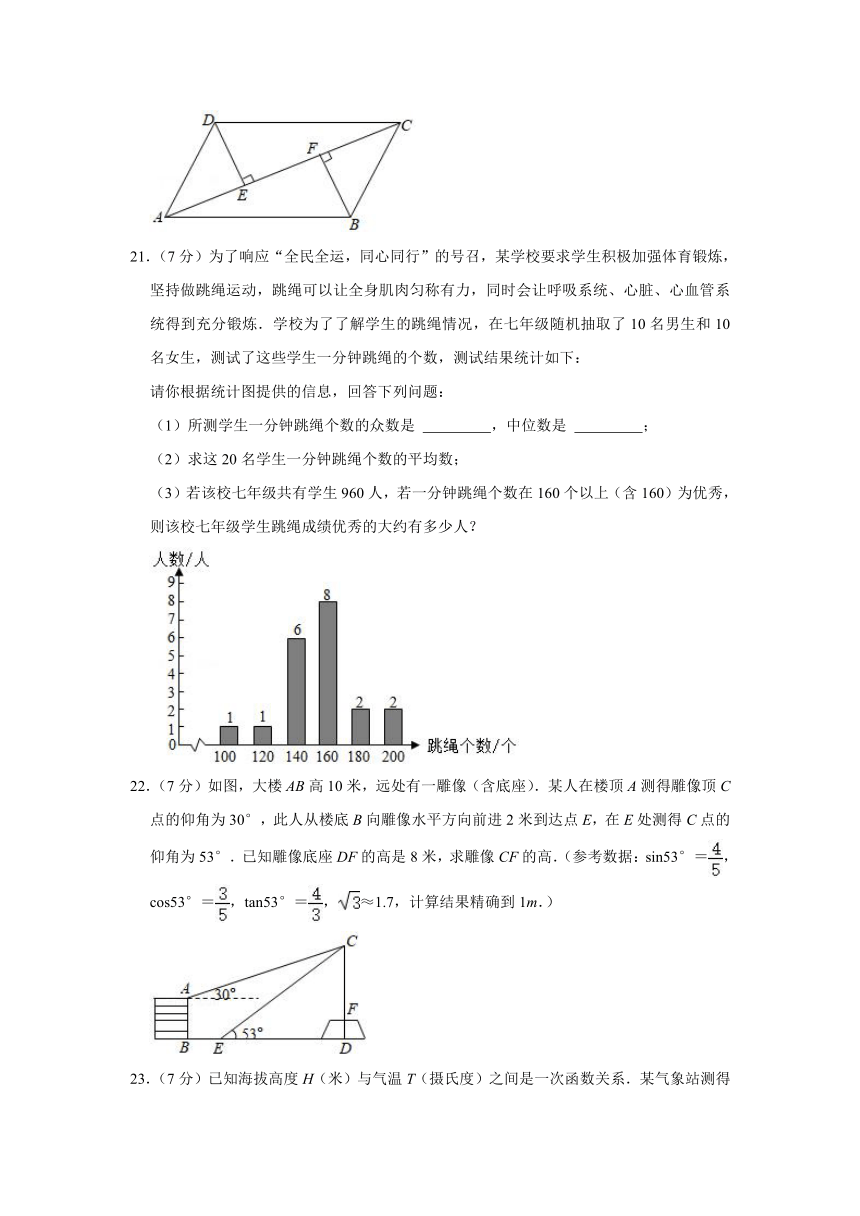 2021年陕西省西安市雁塔区中考数学模拟试卷(word版 含解析)