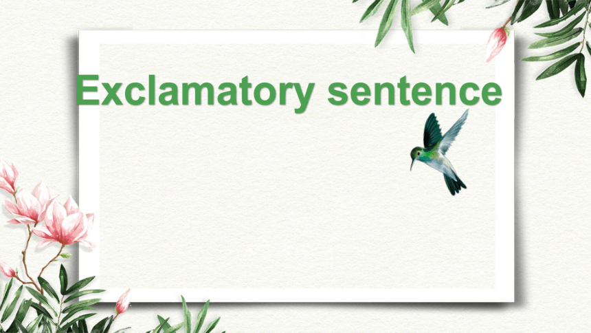 exclamatory sentencexincun middle school by wei jiahuilearning