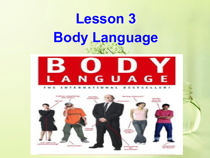 选修模块7unit19languagelesson3bodylanguage教学课件26张