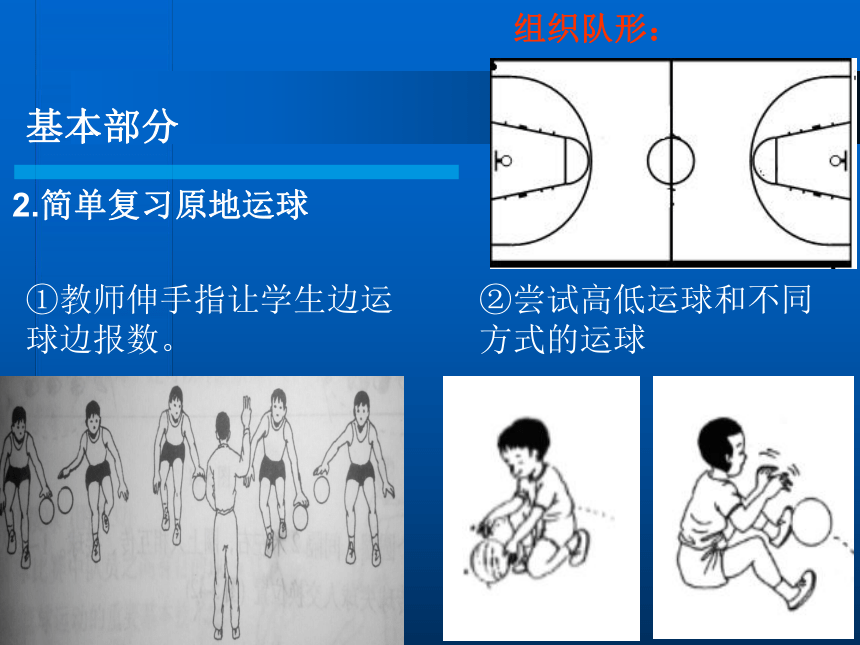 人教版体育与健康四年级小篮球行进间直线运球课件共11张ppt