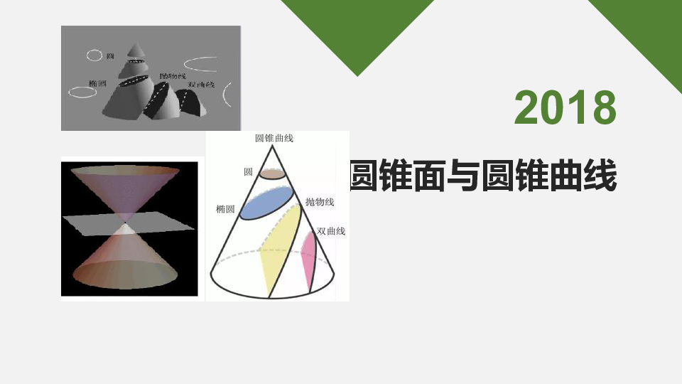 圆锥面与圆锥曲线课件23张ppt