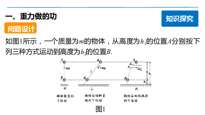 高一物理人教版必修2课件:第七章 5 重力势能29张ppt