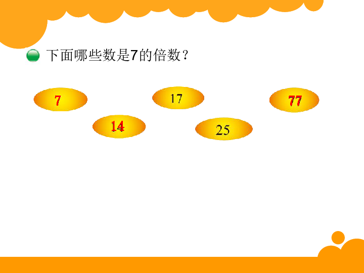 北师大小学数学五上31倍数与因数共15张ppt