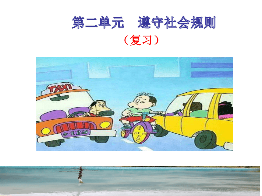 第二单元 遵守社会规则 期末复习课件(含思维导图)(共