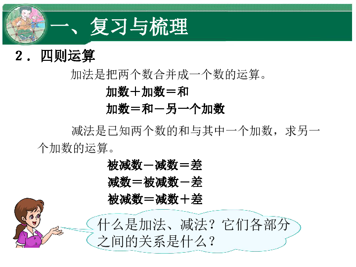 10总复习 数与代数内容的复习 课件(共20张ppt)
