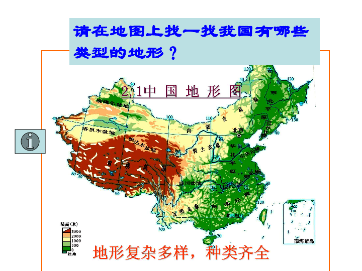 湘教版八年级上册地理21中国的地形ppt课件245张ppt