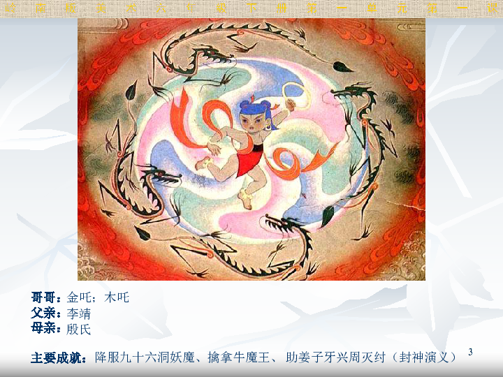 1《古代传说中的艺术形象》课件