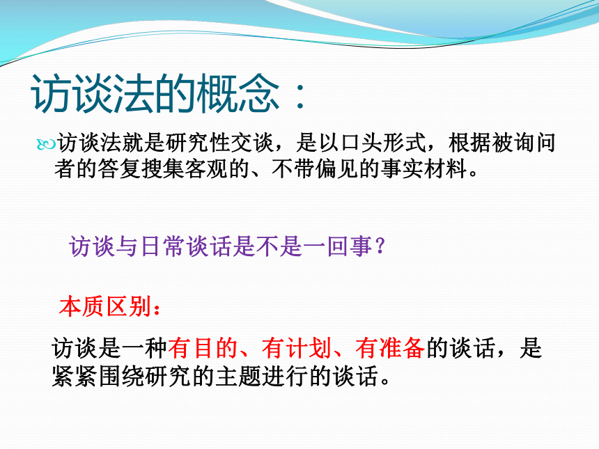 通用版高一综合实践方法指导之访谈法课件18ppt