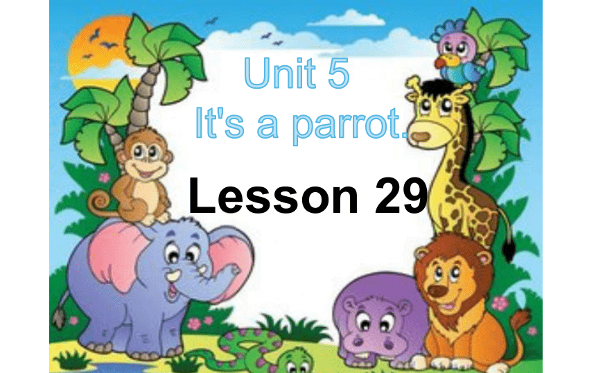 unit5 it"s a parrot. lesson 2课件(共31张ppt)