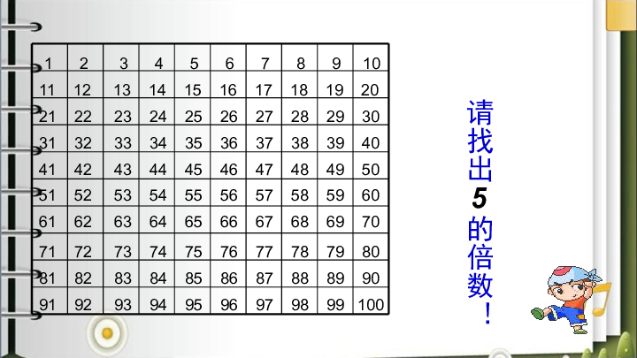 小学五年级数学下册 3 2和5的倍数的特征 课件