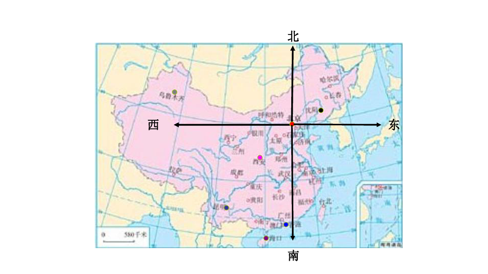 四年级数学下册课件 2 观察物体(二—位置与方向-人教新课标(共