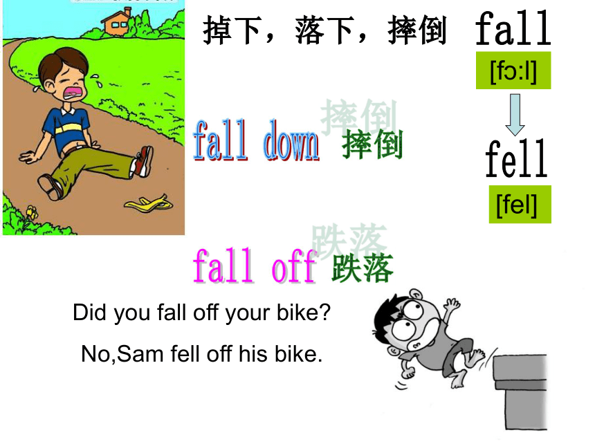 module10unit1didyoufalloffyourbike课件共27张ppt