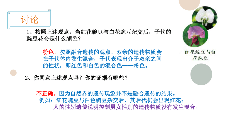 20202021学年人教版2019高一生物必修二11孟德尔豌豆杂交实验一第1