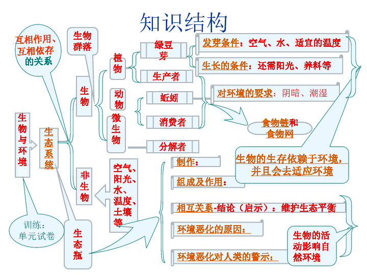 五年上科学第一单元《生物与环境》单元复习课件(54ppt)