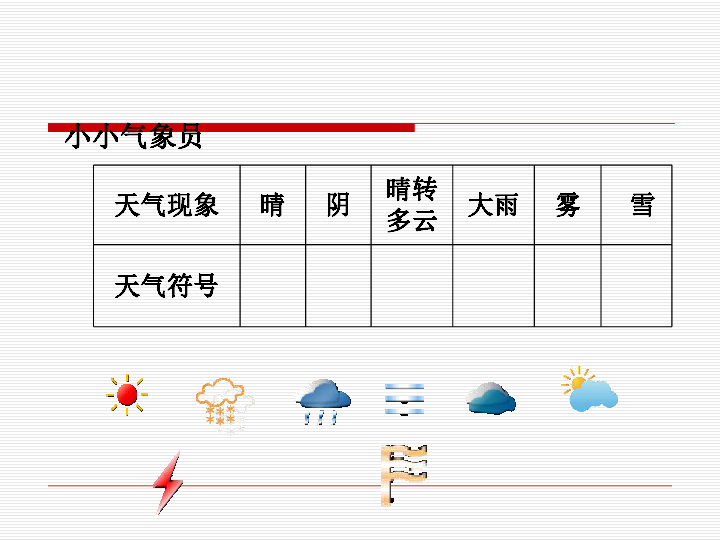 3.7整理我们的天气日历 课件(12张ppt)