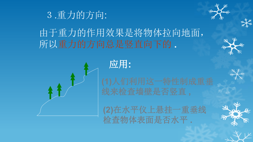 初中物理粤沪版八年级下63重力课件共17张ppt