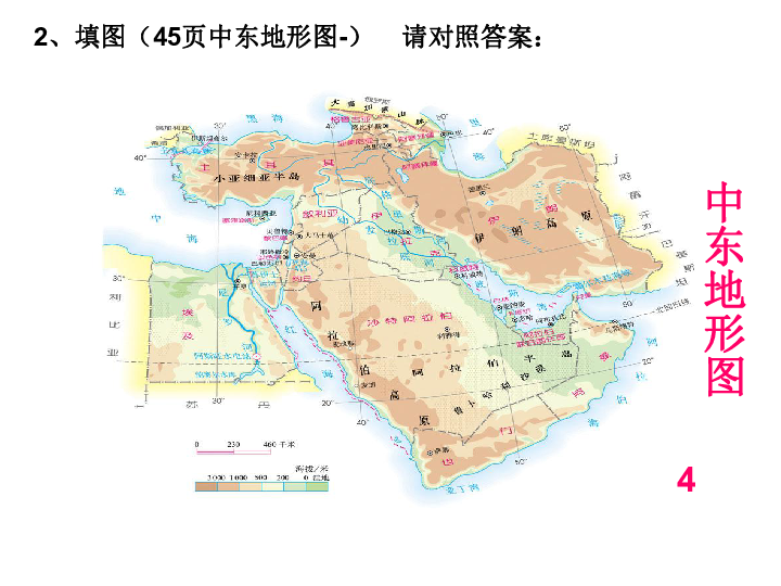 其他的地区和国家    第二节    欧洲西部    复习:1,填图(41页)包括