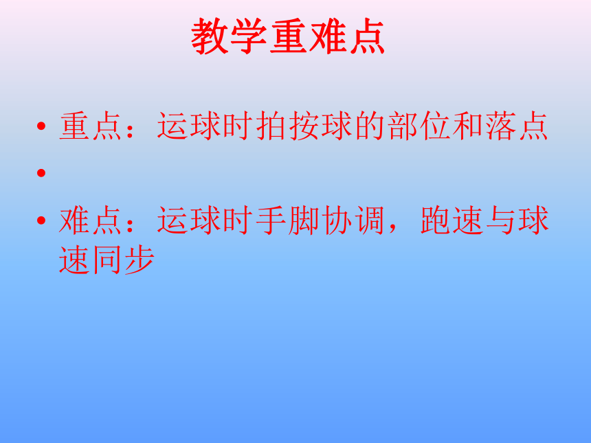 篮球行进间直线运球课件体育与健康四年级上册人教版共20张ppt