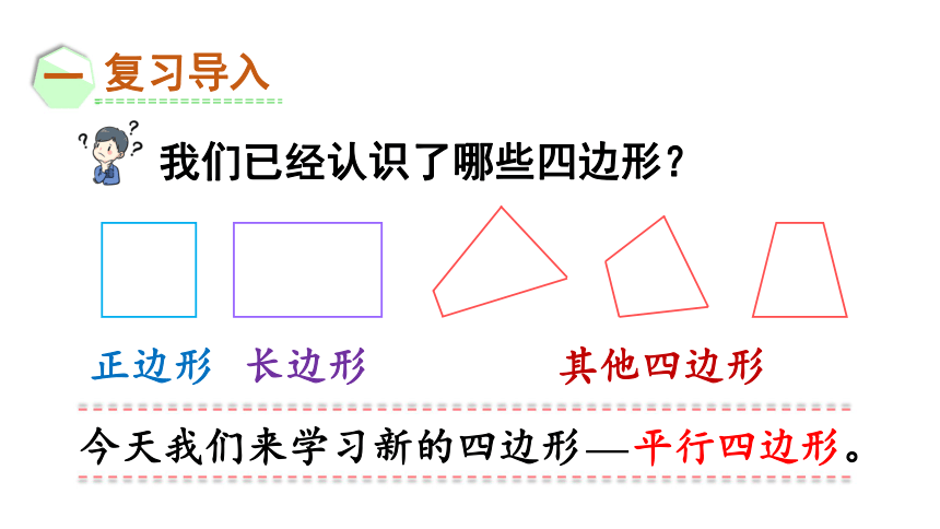 小学数学苏教版二年级上册22认识平行四边形课件共16张ppt