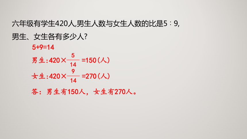 北师大版六年级上册数学63比的应用课件共20张ppt