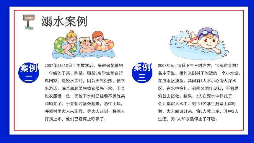 小学主题班会课件防溺水全国通用21张ppt