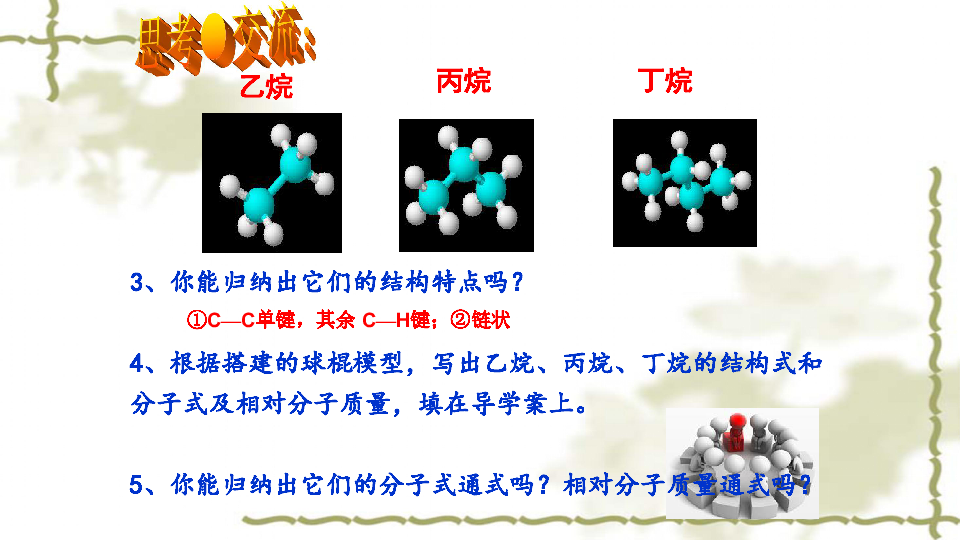 1 最简单的有机化合物—甲烷 第二课时 烷烃课件19张ppt