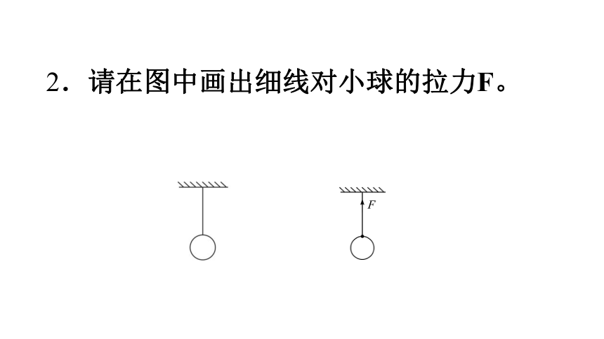 2021年春人教版八年级物理下册第七章 力学作图 共24张ppt