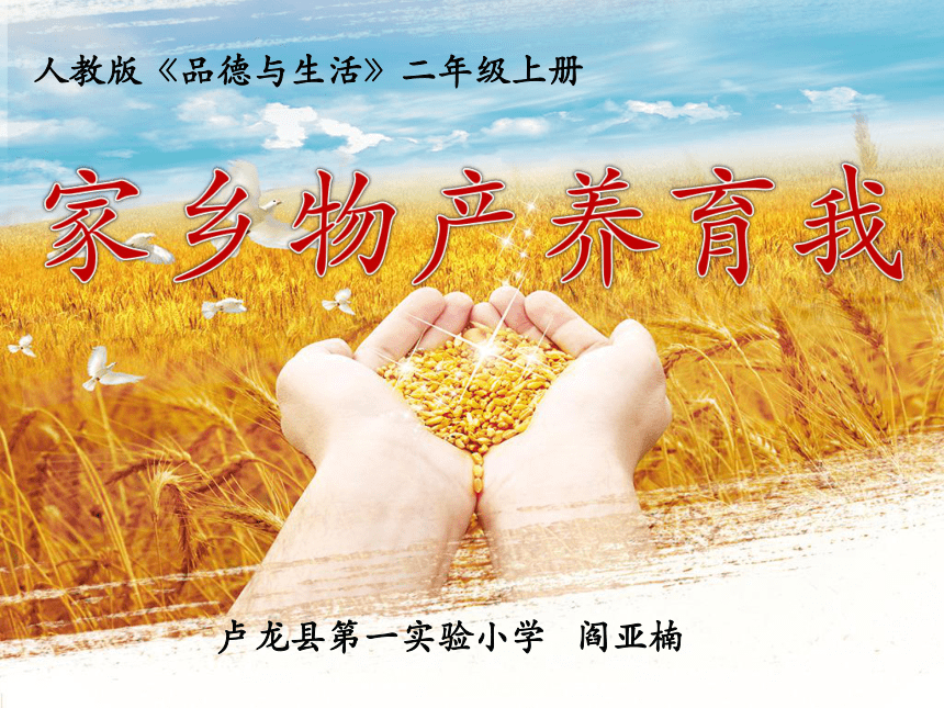 14.家乡物产养育我课件 (共21张ppt)