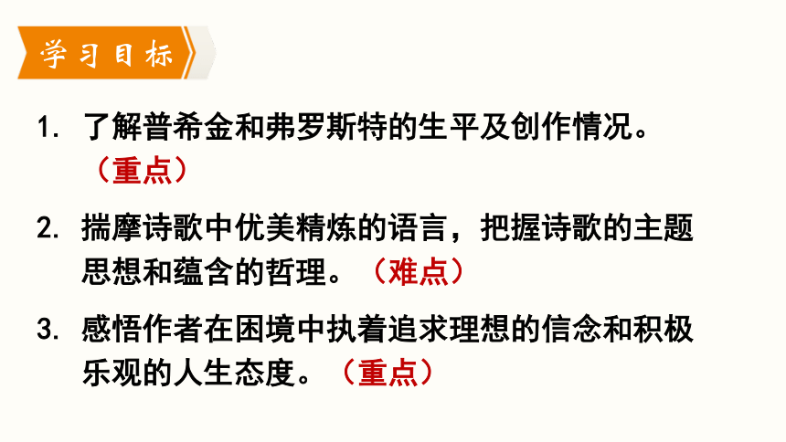 19外国诗两首之假如生活欺骗了你课件共25张ppt