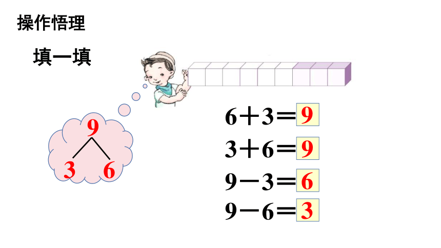 一年级上册558和9的加减法课件18张ppt
