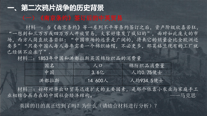 人教部编版历史八年级上册第2课第二次鸦片战争课件共30张ppt