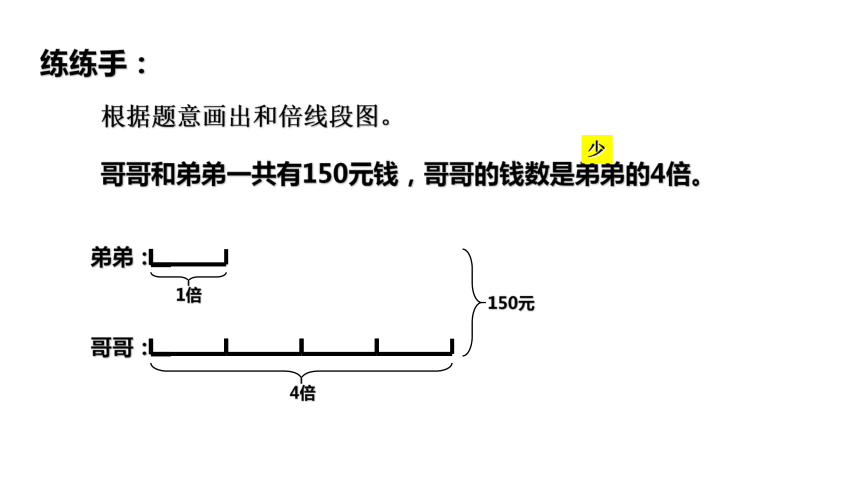 线段图法解决和倍问题奥数专题课件数学三年级上册全国通用共27张ppt