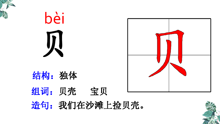 识字3"贝"的故事 课件(25张ppt)