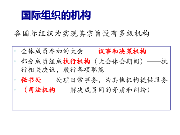 高中政治人教版选修三专题51联合国最具普遍性的国际组织课件共36张