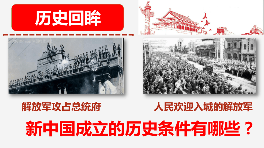 (共31张ppt)第1课中华人民共和国的成立历史回眸新中国成立的