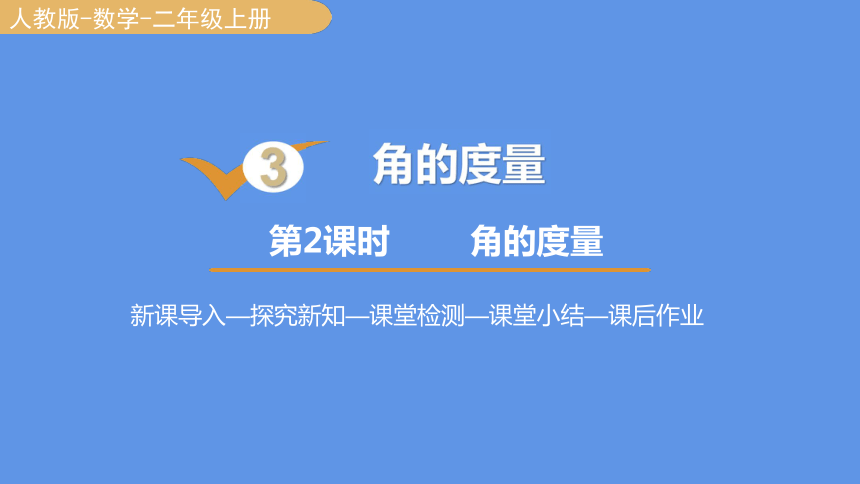 人教版四年级数学上册32角的度量课件16张ppt