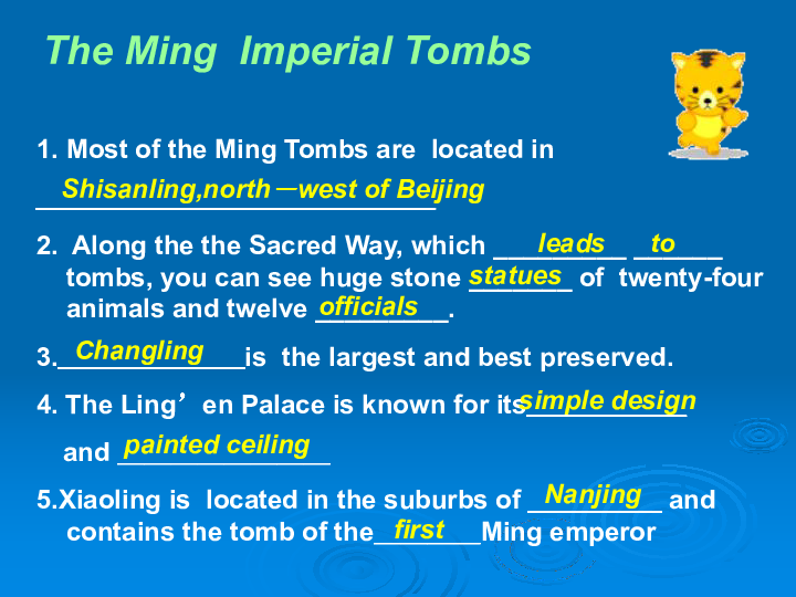 which is the largest of the ming tombs ?