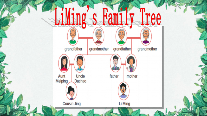 冀教版英语七年级上册 Unit 5  Family and Home Lesson 26 Li Ming's Family课件(共17张PPT)
