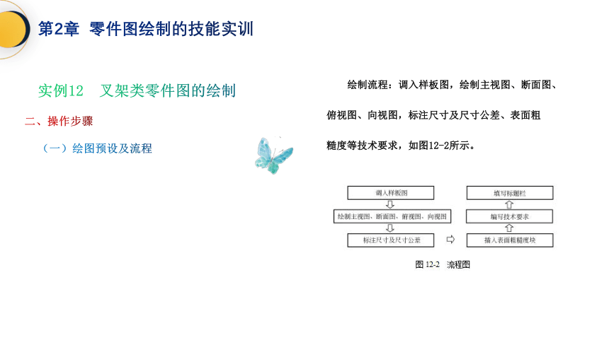 中职《轻松学AutoCAD基础教程》（电工版·2016）2.12叉架类零件图的绘制 同步课件(共24张PPT)