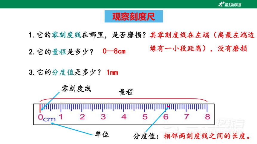 人教版第一章机械运动第1节长度和时间的测量 课件 (共33张PPT)