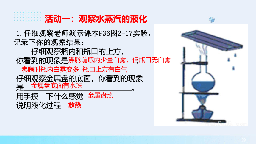 2023-2024学年苏科版物理八上同步教学 2.2 汽化和液化 课件(共16张PPT)