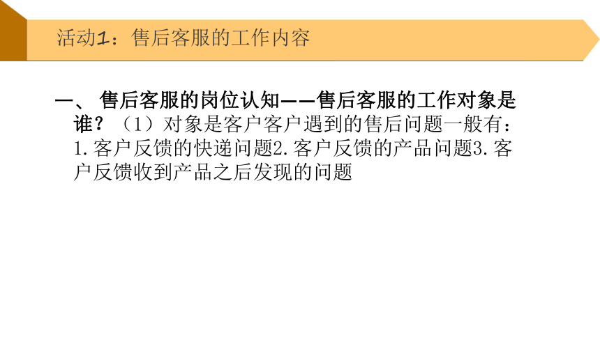 电子商务实务（华东师范）项目二电子商务网店客服任务4售后客服  课件(共23张PPT)