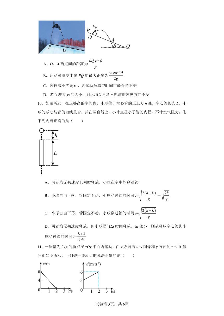 第五章 抛体运动  章末复习与检测（含解析）