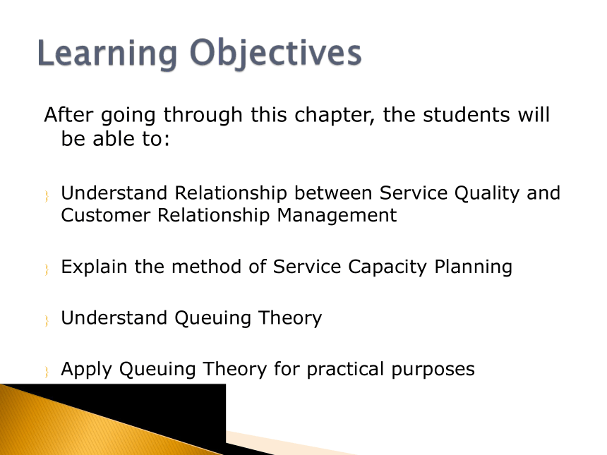 6Service Quality and Service Capacity Planning 课件(共16张PPT)- 《客户关系管理（英文版）》同步教学（人民大学版）